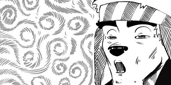 Papi Shanmala qui se donne en spectacle pour détourner l'attention et sauver tout le monde.